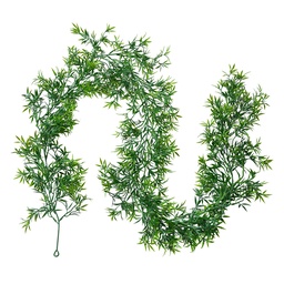 [6PL0300] Decoration Garland Green 15x10x180 cm