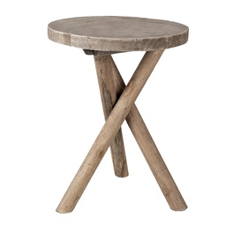 [6H2023] Plant Table Brown Ø 24x32 cm