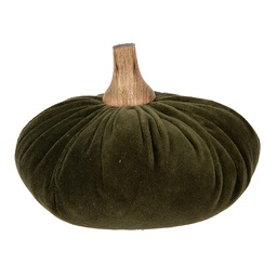 [65429] Decorazione Zucca Verde Ø 15x12 cm