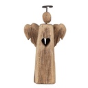 Christmas Decoration Angel Brown 13x5x22 cm