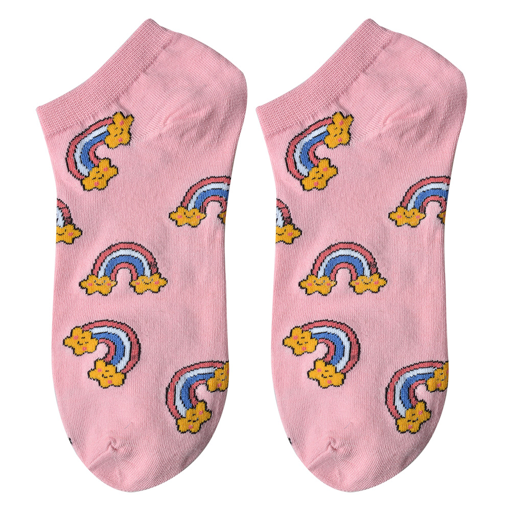 Socks Pink Yellow 36-41