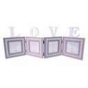 Cadre photo Gris, Blanc 65x1x23 cm / 10x10 cm (4)