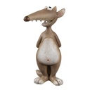 Statua Decorativa Topo Marrone Beige 8x5x14 cm