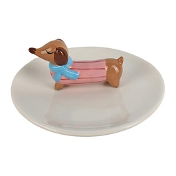 [6CE2455] Schaaltje hond Ø 13x5 cm