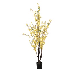 [5PL0215] Decoratie kunstplant Forsythia 20x20x125 cm