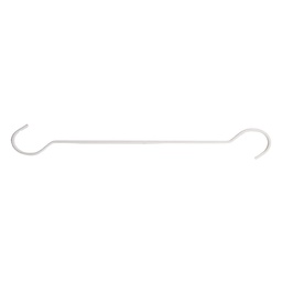 [6Y5963W] Hook White 30x6x1 cm