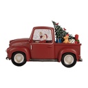 Boîte à musique Voiture avec LED Rouge Noir 28x12x15 cm / 3xAA