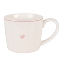 Tasse Blanc Rose 12x8x7 cm / 275 ml