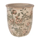 Pot de fleurs d'intérieur Beige Vert Ø 15x15 cm
