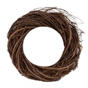 Decoration Garland Brown Ø 20x4 cm