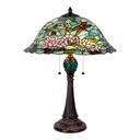 Lampada parete Tiffany Verde, Marrone, Beige Ø 47x60 cm E27/max 3x60W