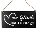 Text Board Black 30x1x15 cm