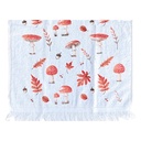 Asciugamano Ospite Bianco Arancio 40x66 cm