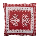 Coussin rempli Rouge Blanc  45x45x4 cm