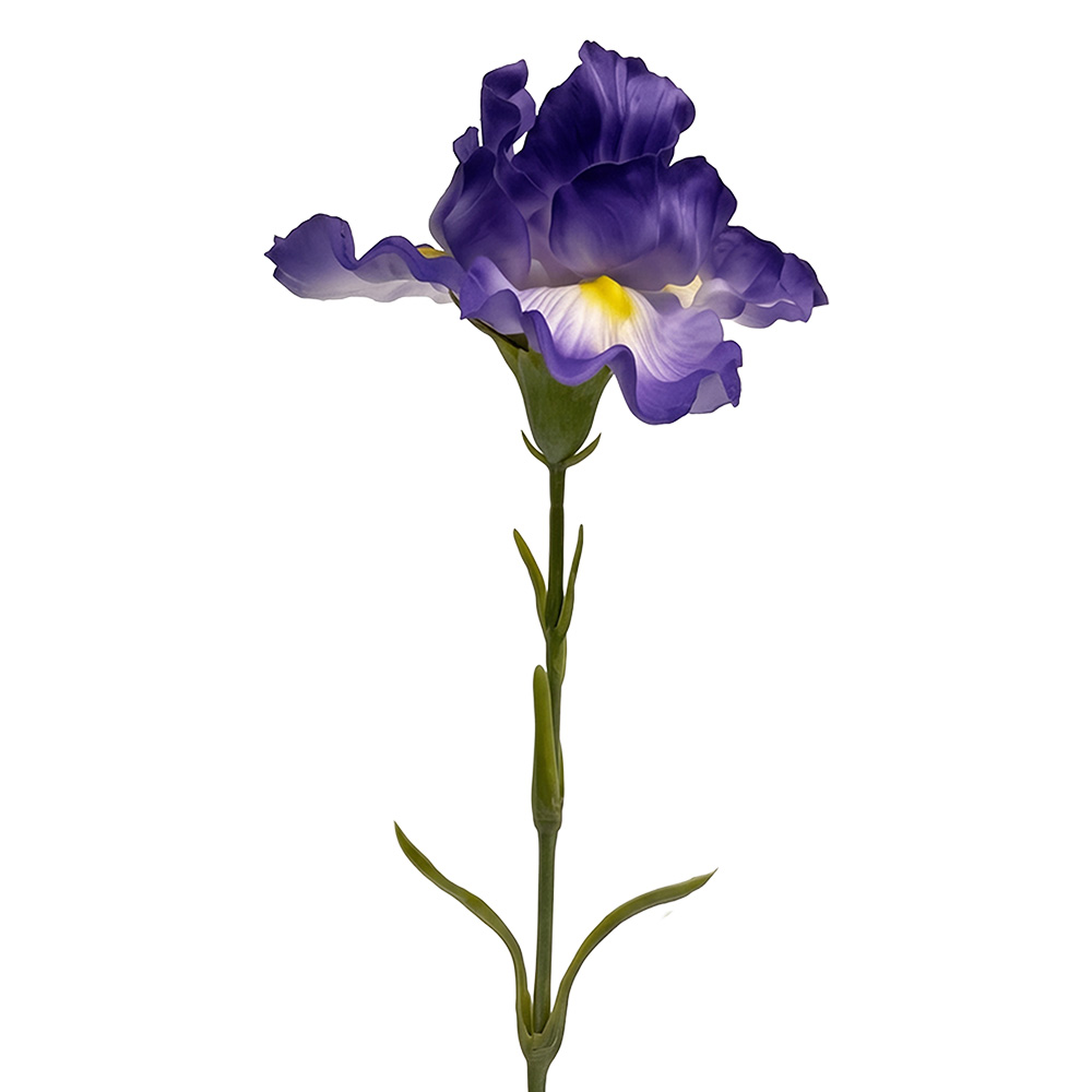 Decorative Artificial Branch with flowers Purple Green 62 cm