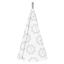 Torchon Blanc Gris Ø 80 cm