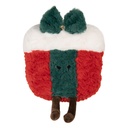 Cushion filled Red Green 25x10x20 cm