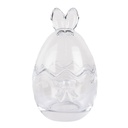 Barattolo con Coperchio Trasparente Ø 8x14 cm