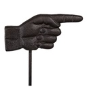 Gartenstecker Braun 18x1x88 cm