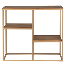 [50744] Wandregal Goldfarbig 53x18x49 cm