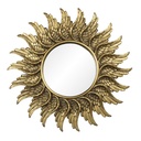 Wall Mirror Gold Ø 47x3 cm
