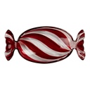 Schale aus Glas Rot 23x11x4 cm