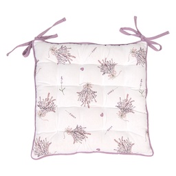 [LAG29] Chair cushion Foam Purple, White 40x40x4 cm