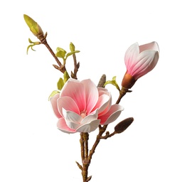 [5PL0128P] Fleur artificielle Rose 17x11x70 cm