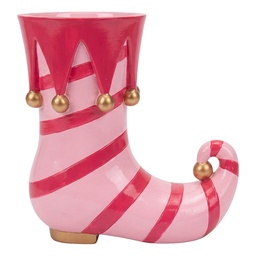 [6PR6435] Decoration Flower Pot Inside Pink 33x17x32 cm
