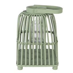 [6RO0612M] Lanterna Decorative Verde 21x21x30 cm