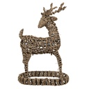 Statua Decorativa Renna Marrone 30x20x49 cm