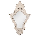 Miroir mural Blanc Marron 27x5x42 cm