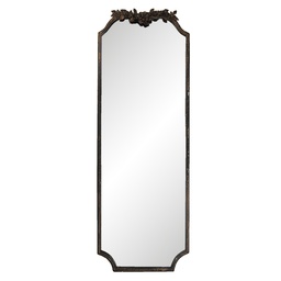 [52S236] Wall Mirror Cream 50x4x142 cm