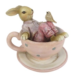 [6PR3328] Deko Kaninchen Mehrfarbig 10x8x8 cm