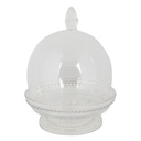 Glass Cloche Transparent Ø 12x17 cm