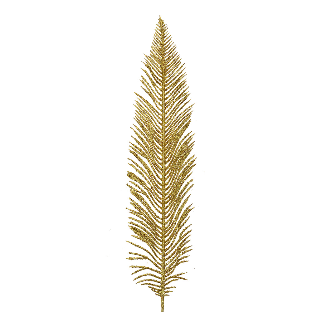 Decoratie blad 7x1x45 cm