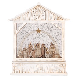 [6PR6190] Muziekdoos met LED 22x7x25 cm / 3xAA
