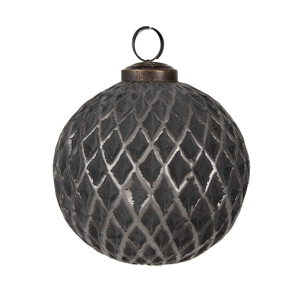 Boule de Noël Noir Ø 10x10 cm