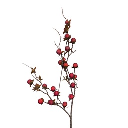 [5PL0338] Branche de décoration Rouge 86 cm