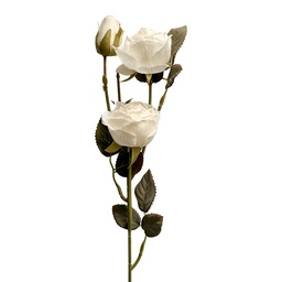 Clayre & Eef Artificial Flower White Plastic