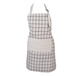 [KT041.056] Kochschürze Beige Schwarz 69x68 cm