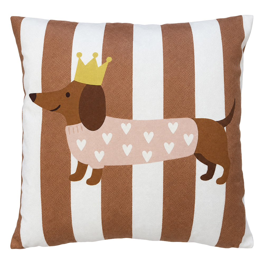 Kissen gefüllt Beige Rosa 45x45x4 cm