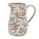 Decorative Pitcher Grey Pink 16x12x18 cm