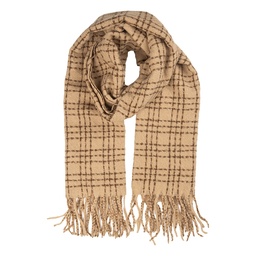 [JZSC0848] Foulard Donna Beige 50x210 cm