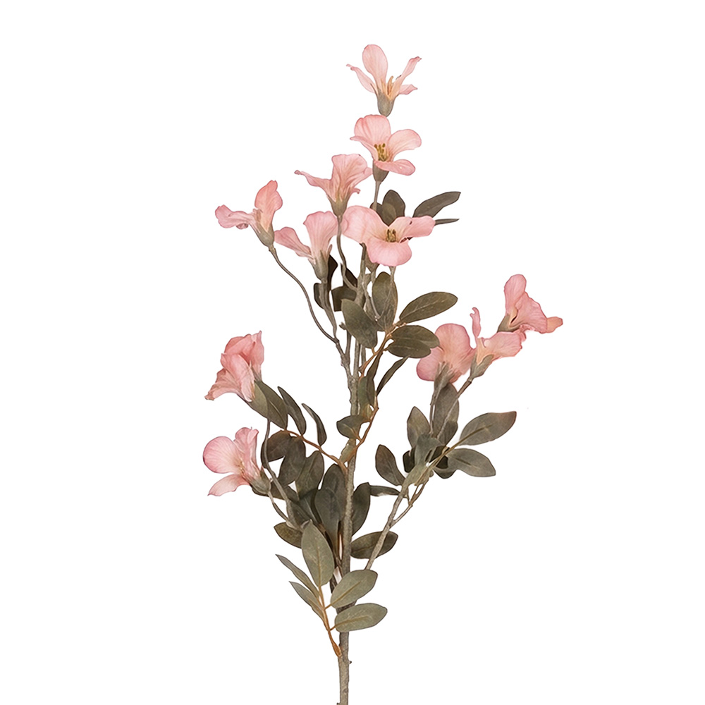 Decorative branch with flowers Pink 100 cm