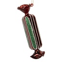 Palla di natale Rosso Verde Ø 4x15 cm