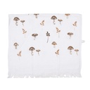 Guest Towel White Brown 40x66 cm
