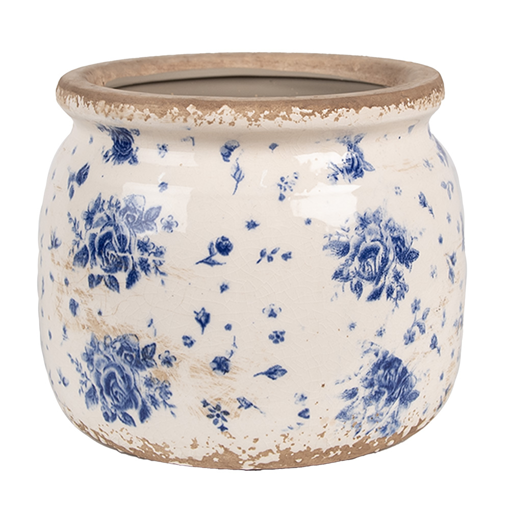 Decoratie bloempot Ø 16x13 cm