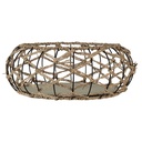 Cesto Portaoggetti Marrone Ø 39x15 cm