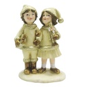 Statue Natalizie Bambini beige 10x6x15 cm